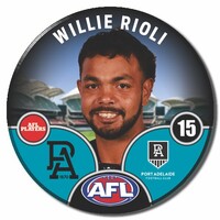 Port Adelaide Power 2025 Player Pin Badge - RIOLI