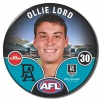 Port Adelaide Power 2025 Player Pin Badge - LORD
