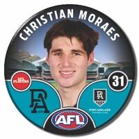 Port Adelaide Power 2025 Player Pin Badge - MORAES