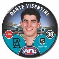 Port Adelaide Power 2025 Player Pin Badge - VISENTINI
