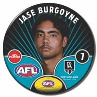 Port Adelaide Power 2026 Player Pin Badge - BURGOYNE
