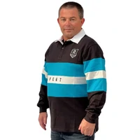 Port Adelaide Power Mens Paneled Rugby Top