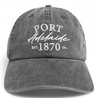 Port Adelaide Power Acid Wash Dad Cap