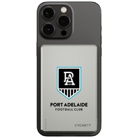 Port Adelaide Power AFL Magnetic Wireless Power Bank
