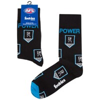 Port Adelaide Power Foot-ies Organic Cotton Socks