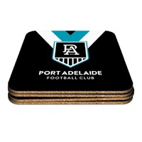 Port Adelaide Power 4 Pack Coaster