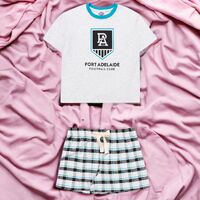 Port Adelaide Power Womens Check PJ Set