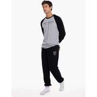 Image of Port Adelaide Power Mens Raglan Cuffed PJ Set