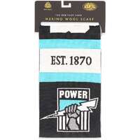 Port Adelaide Power Merino Wool Throwback Scarf