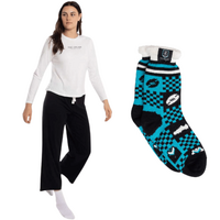 Port Adelaide Power Womens PJs & Bed Sock Set
