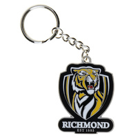 Image of Richmond Tigers Logo Metal Keyring