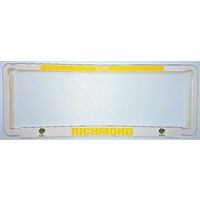 Image of Richmond Tigers Car Number Plate Surrounds Set of 2