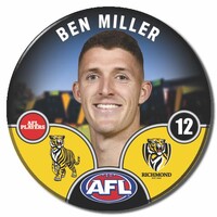 Richmond Tigers 2025 Player Pin Badge - MILLER