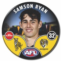 Richmond Tigers 2025 Player Pin Badge - RYAN