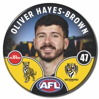 Richmond Tigers 2025 Player Pin Badge - HAYES-BROWN