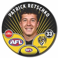 Richmond Tigers 2026 Player Pin Badge - RETSCHKO