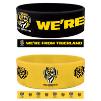 Richmond Tigers Set of 2 Wrist Bands