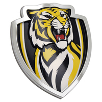Image of Richmond Tigers 3D Chrome Supporter Emblem