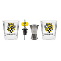 Image of Richmond Tigers Spirit Glasses with Pourer and Jigger