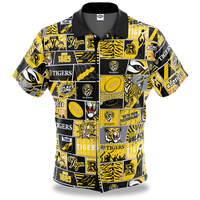 Richmond Tigers Pop Art Button Up Shirt