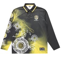 Richmond Tigers Indigenous Mens Long Sleeve Polo