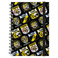 Richmond Tigers Retro Hard Cover Notebook