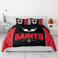 St Kilda Saints Double Doona Cover