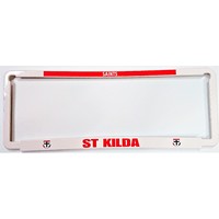 Image of St Kilda Saints Car Number Plate Surrounds Set of 2