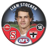 St Kilda Saints 2025 Player Pin Badge - STOCKER
