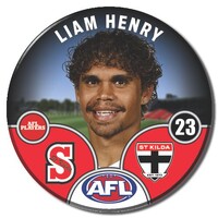 St Kilda Saints 2025 Player Pin Badge - HENRY
