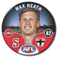 St Kilda Saints 2025 Player Pin Badge - HEATH