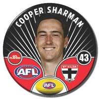 St Kilda Saints 2026 Player Pin Badge - SHARMAN