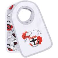 Image of St Kilda Saints Baby Cloud 2Pk Bibs