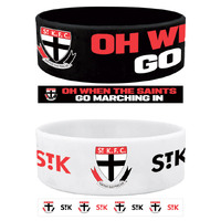 St Kilda Saints Set of 2 Wrist Bands