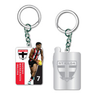 St Kilda Saints Nasiah Wanganeen-Milera Metal Keyring
