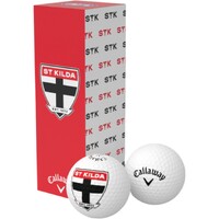 St Kilda Saints Golf Balls 3-Pack