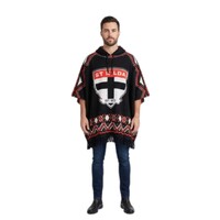 St Kilda Saints Dakota Knitted Poncho