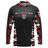 St Kilda Saints Adults Hooded Fishing Shirt