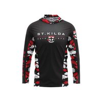 St Kilda Saints Youths Hooded Fishing Shirt