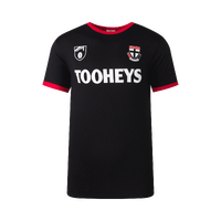 Image of St Kilda Saints Mens TOOHEYS Black Throwback Tee