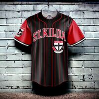 St Kilda Saints Slugger Baseball Shirts