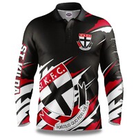 St Kilda Saints Ignition Adults Fishing Shirt