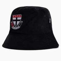 St Kilda Saints Adults Corduroy Bucket Hat
