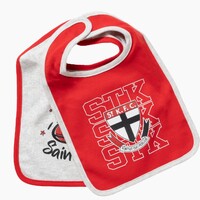 Image of St Kilda Saints Baby 2-Pack Bibs