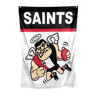 St Kilda Saints Retro Wall Flag