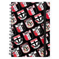 St Kilda Saints Retro Hard Cover Notebook