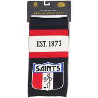 St Kilda Saints Merino Wool Throwback Scarf