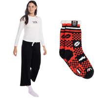 St Kilda Saints Womens PJs & Bed Sock Set