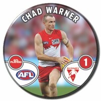 Sydney Swans 2026 Player Action Badge - WARNER