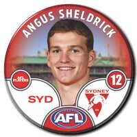 Sydney Swans 2025 Player Pin Badge - SHELDRICK